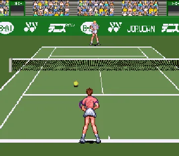 Date Kimiko no Virtual Tennis (Japan) screen shot game playing